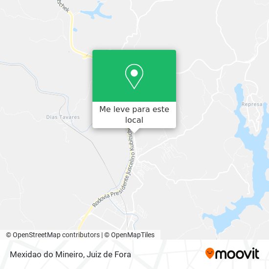 Mexidao do Mineiro mapa
