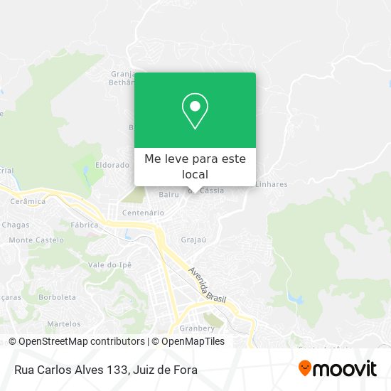 Rua Carlos Alves 133 mapa