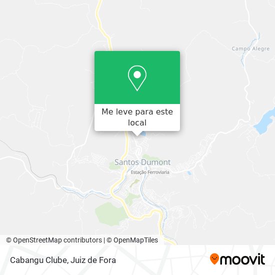 Cabangu Clube mapa