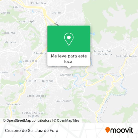 Cruzeiro do Sul mapa