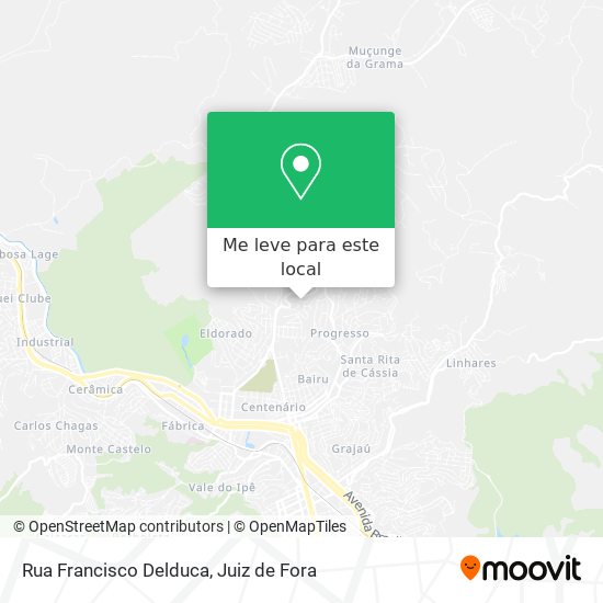 Rua Francisco Delduca mapa