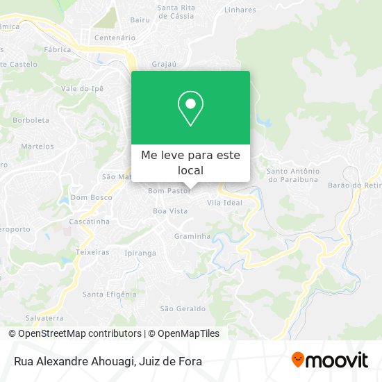 Rua Alexandre Ahouagi mapa