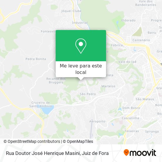 Rua Doutor José Henrique Masini mapa
