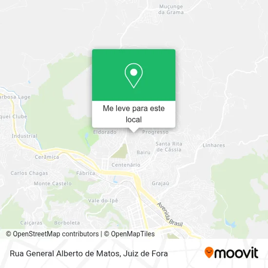 Rua General Alberto de Matos mapa