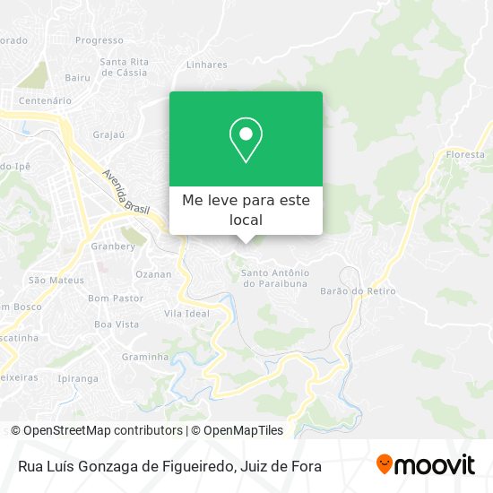 Rua Luís Gonzaga de Figueiredo mapa