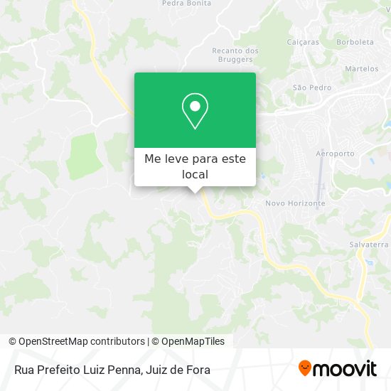 Rua Prefeito Luiz Penna mapa