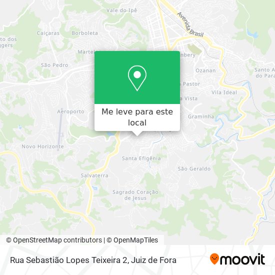Rua Sebastião Lopes Teixeira 2 mapa