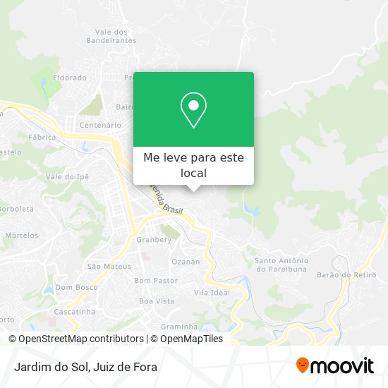 Jardim do Sol mapa