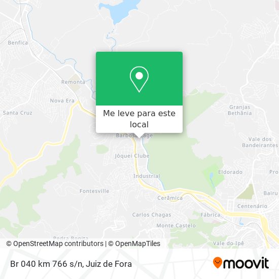 Br 040 km 766 s/n mapa