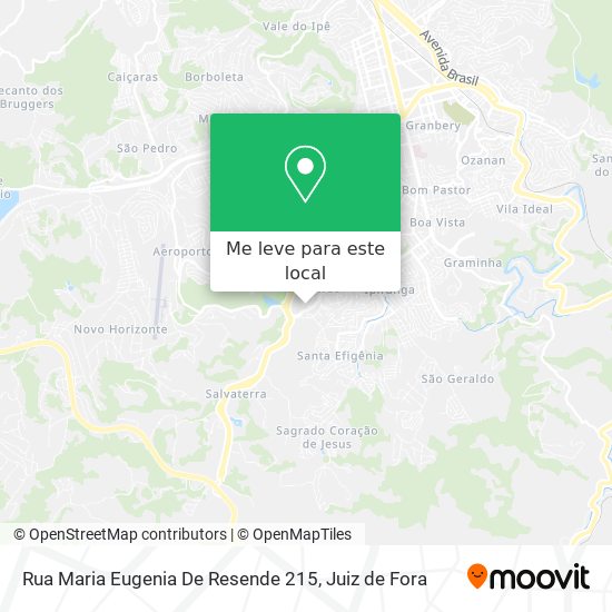 Rua Maria Eugenia De Resende 215 mapa