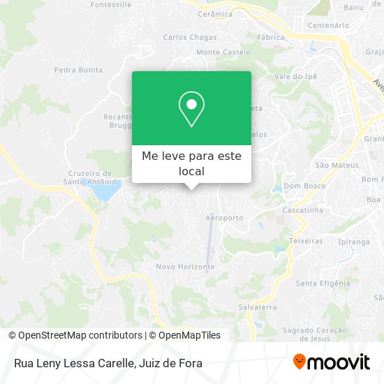 Rua Leny Lessa Carelle mapa