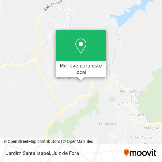 Jardim Santa Isabel mapa