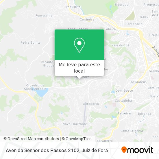Avenida Senhor dos Passos 2102 mapa