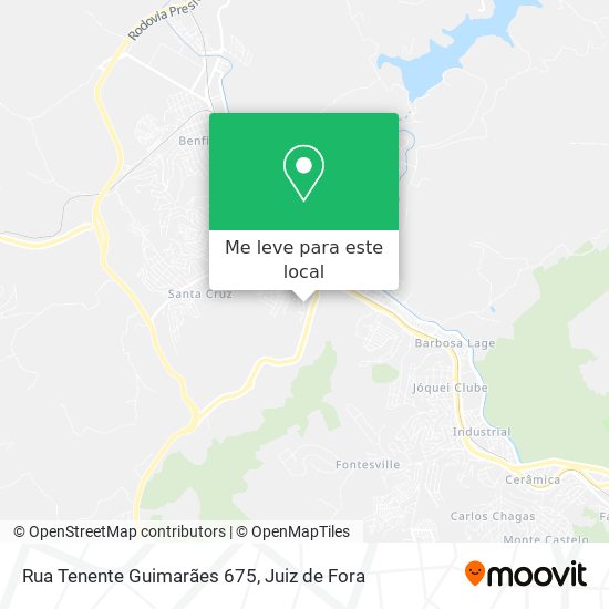 Rua Tenente Guimarães 675 mapa