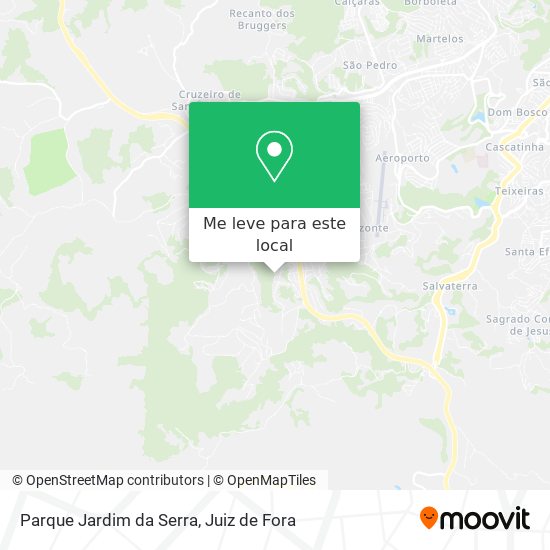 Parque Jardim da Serra mapa