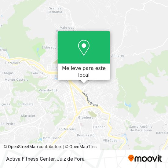 Activa Fitness Center mapa