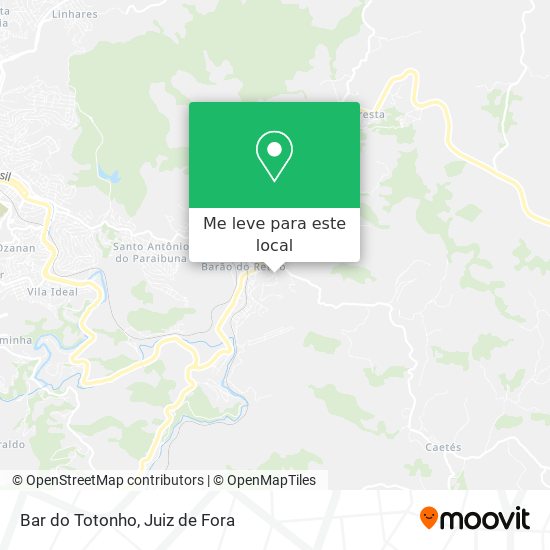 Bar do Totonho mapa