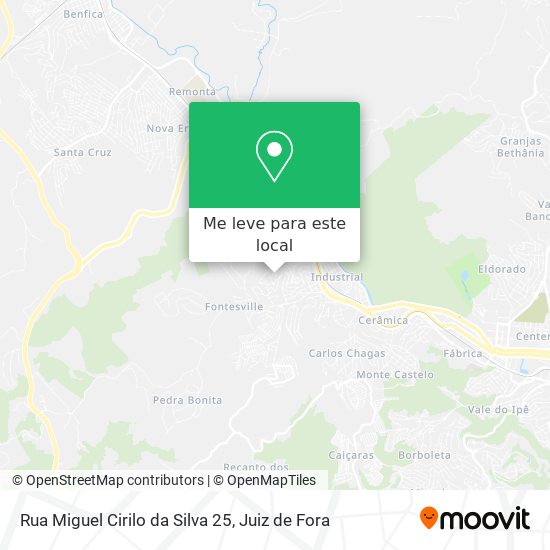 Rua Miguel Cirilo da Silva 25 mapa