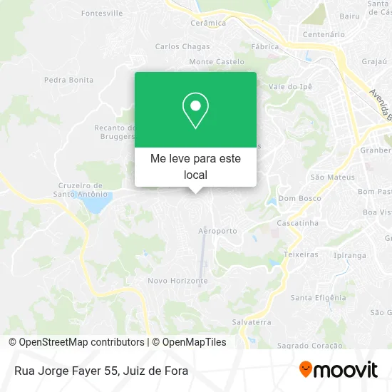 Rua Jorge Fayer 55 mapa