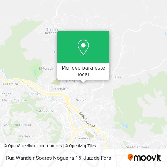 Rua Wandeir Soares Nogueira 15 mapa