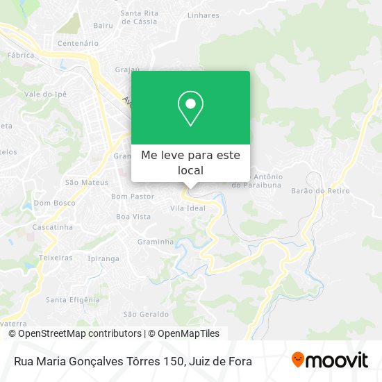 Rua Maria Gonçalves Tôrres 150 mapa