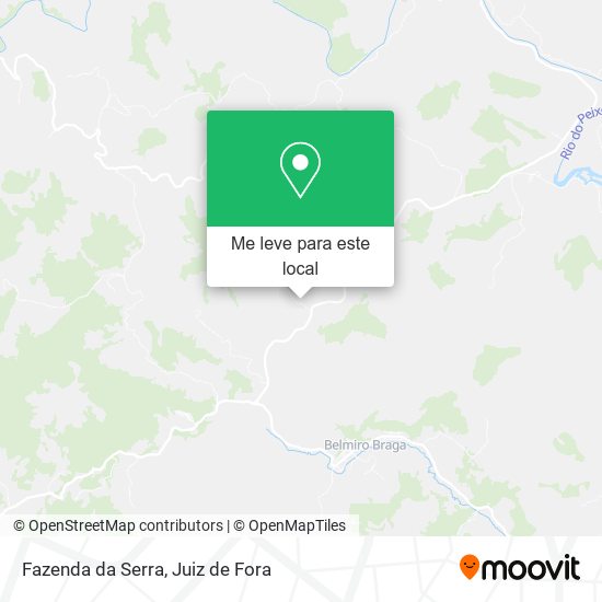 Fazenda da Serra mapa