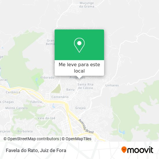 Favela do Rato mapa