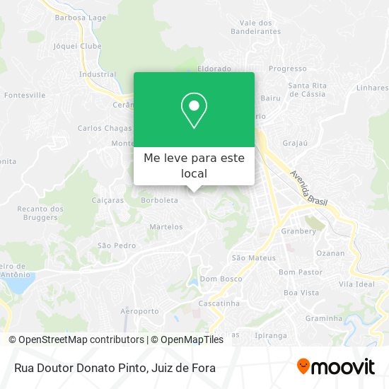 Rua Doutor Donato Pinto mapa