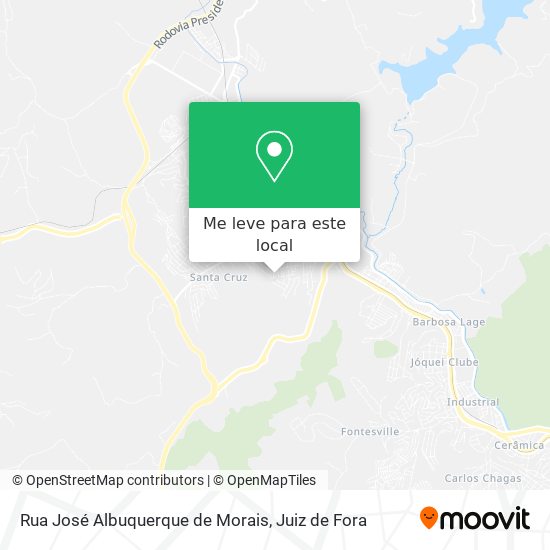 Rua José Albuquerque de Morais mapa