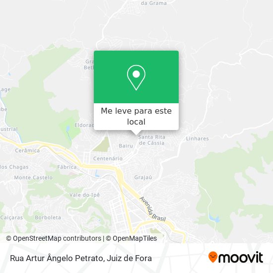 Rua Artur Ângelo Petrato mapa