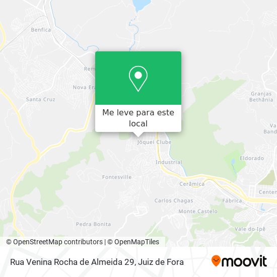 Rua Venina Rocha de Almeida 29 mapa