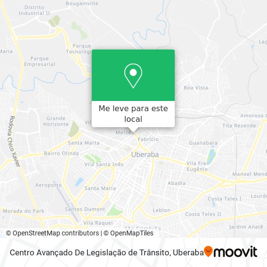 Centro Avançado De Legislação de Trânsito mapa