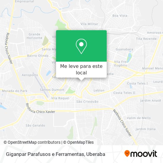 Giganpar Parafusos e Ferramentas mapa
