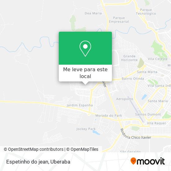 Espetinho do jean mapa