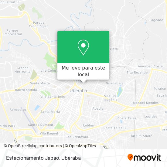 Estacionamento Japao mapa