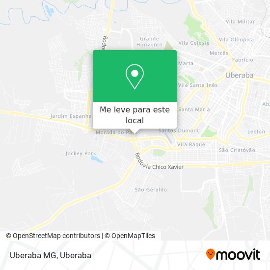 Uberaba MG mapa