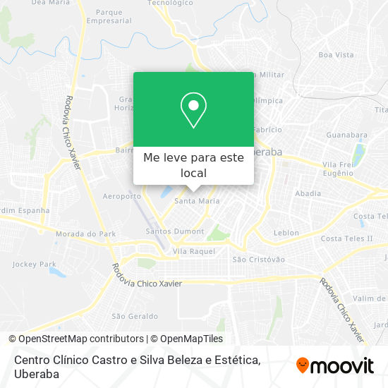 Centro Clínico Castro e Silva Beleza e Estética mapa