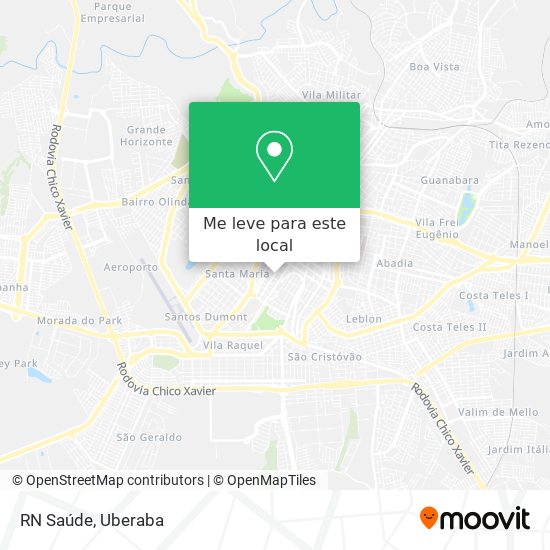 RN Saúde mapa