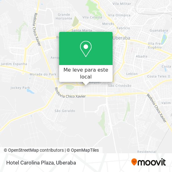 Hotel Carolina Plaza mapa