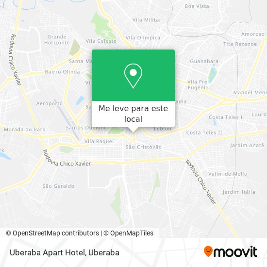 Uberaba Apart Hotel mapa