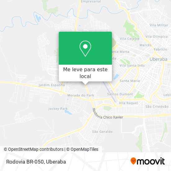 Rodovia BR-050 mapa