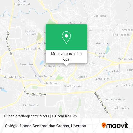Colégio Nossa Senhora das Graças mapa