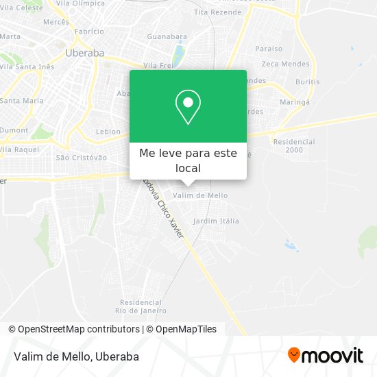 Valim de Mello mapa