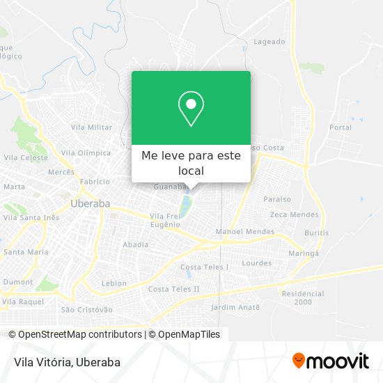Vila Vitória mapa