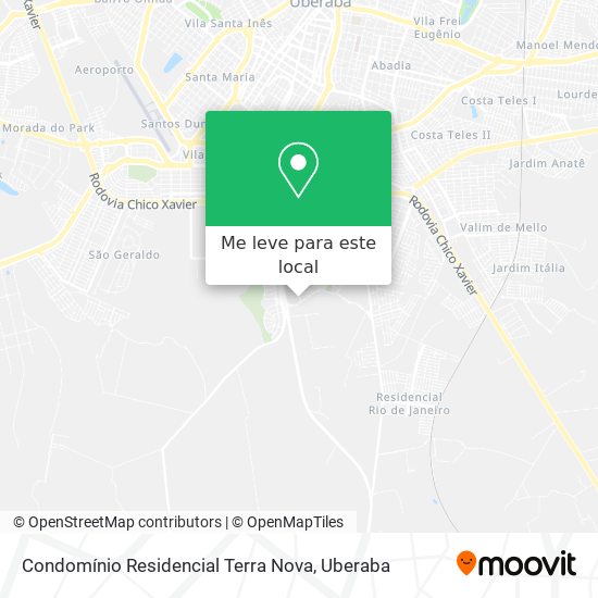 Condomínio Residencial Terra Nova mapa