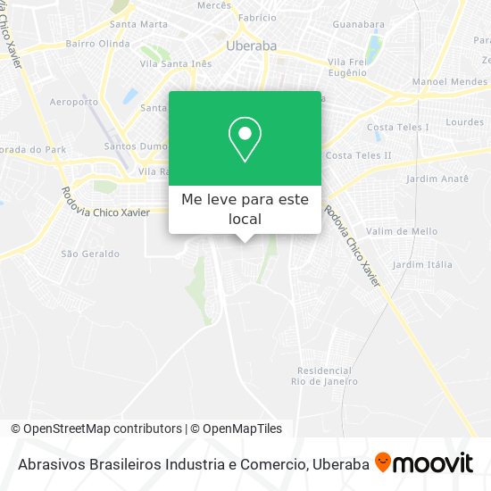 Abrasivos Brasileiros Industria e Comercio mapa