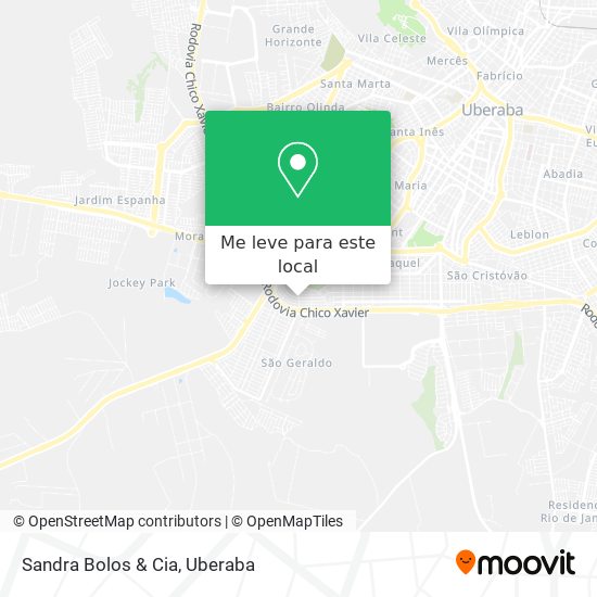 Sandra Bolos & Cia mapa