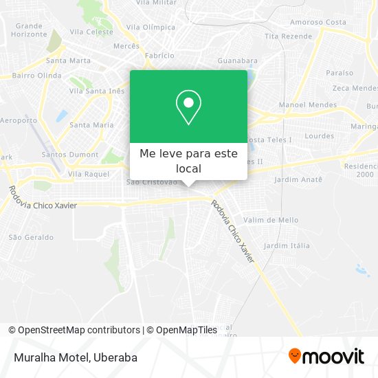 Muralha Motel mapa