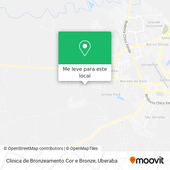 Clinica de Bronzeamento Cor e Bronze mapa