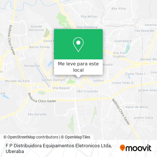 F P Distribuidora Equipamentos Eletronicos Ltda mapa